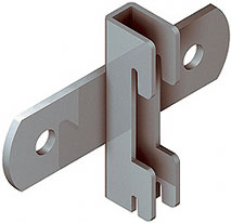 770.10.296 - Pack 1 - Wall Spacer 100mm St Slv Col
