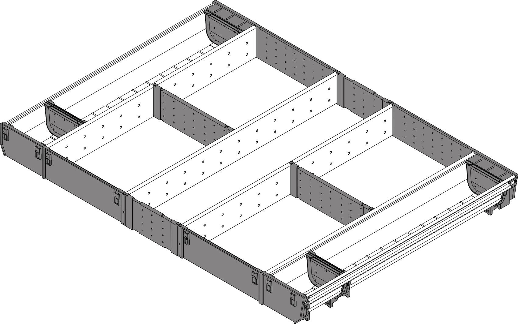 ZSI.80VUI6 ORGA-LINE Drawer dividing system