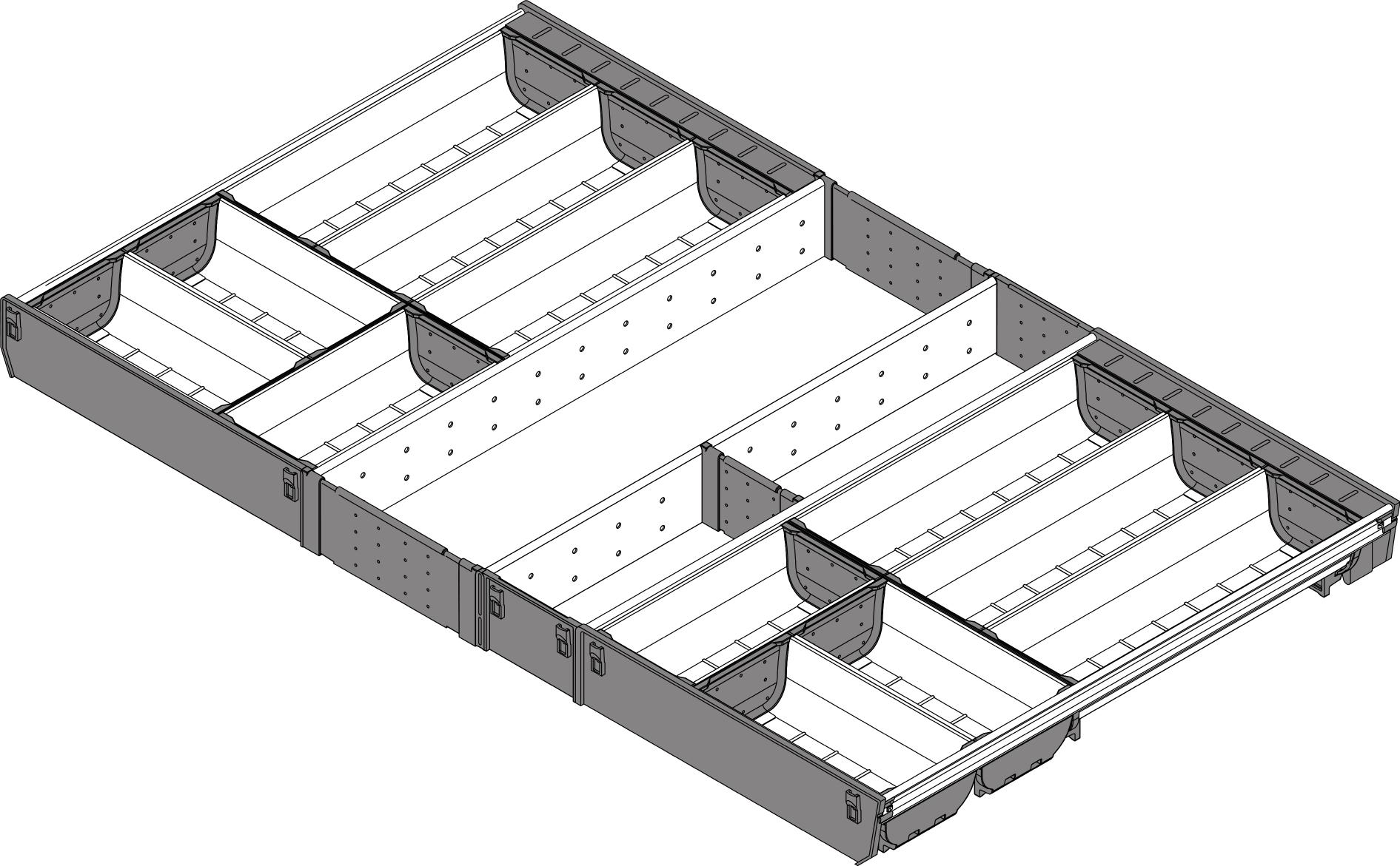 ZSI.90VEI6 ORGA-LINE Drawer dividing system