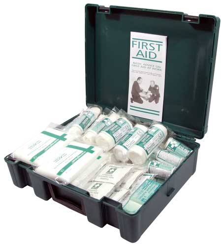 HSE 50 PERSON FIRST AID KIT GREEN 007.50.197