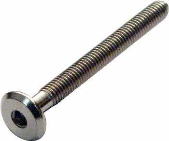 032.46.508 - Pack 100 - Connecting Bolt Flat End M6x60mm St NP
